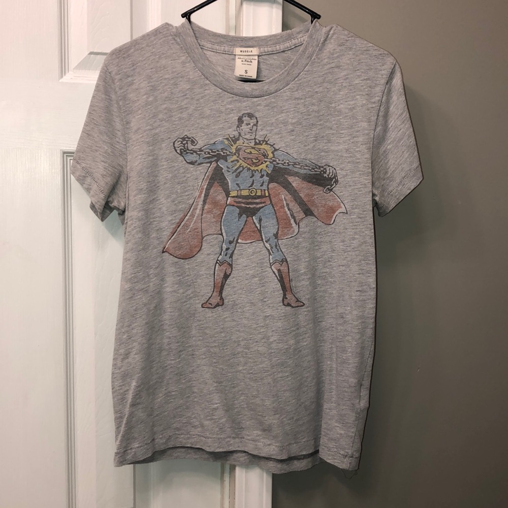 A&f Superman graphic tee